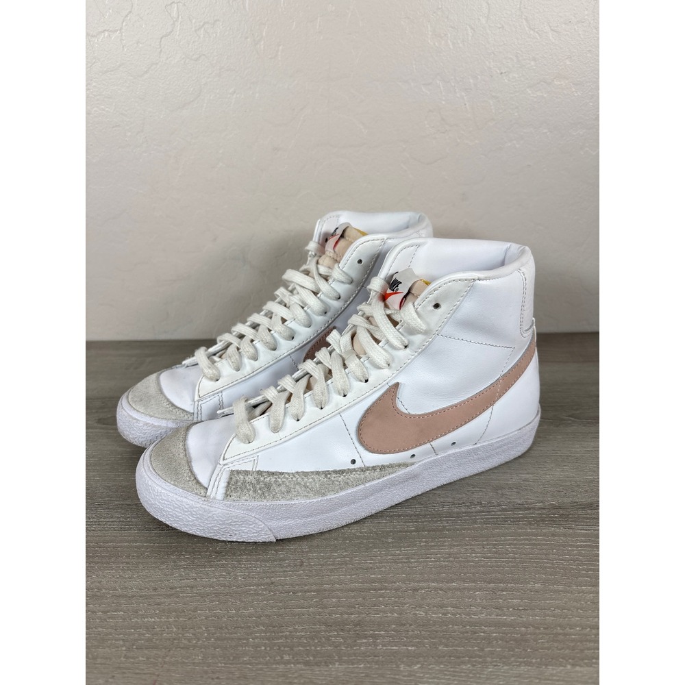 Nike Blazer Mid 77 Vintage Summit White Pink High Top Sneakers CZ1055-118 Wms 8